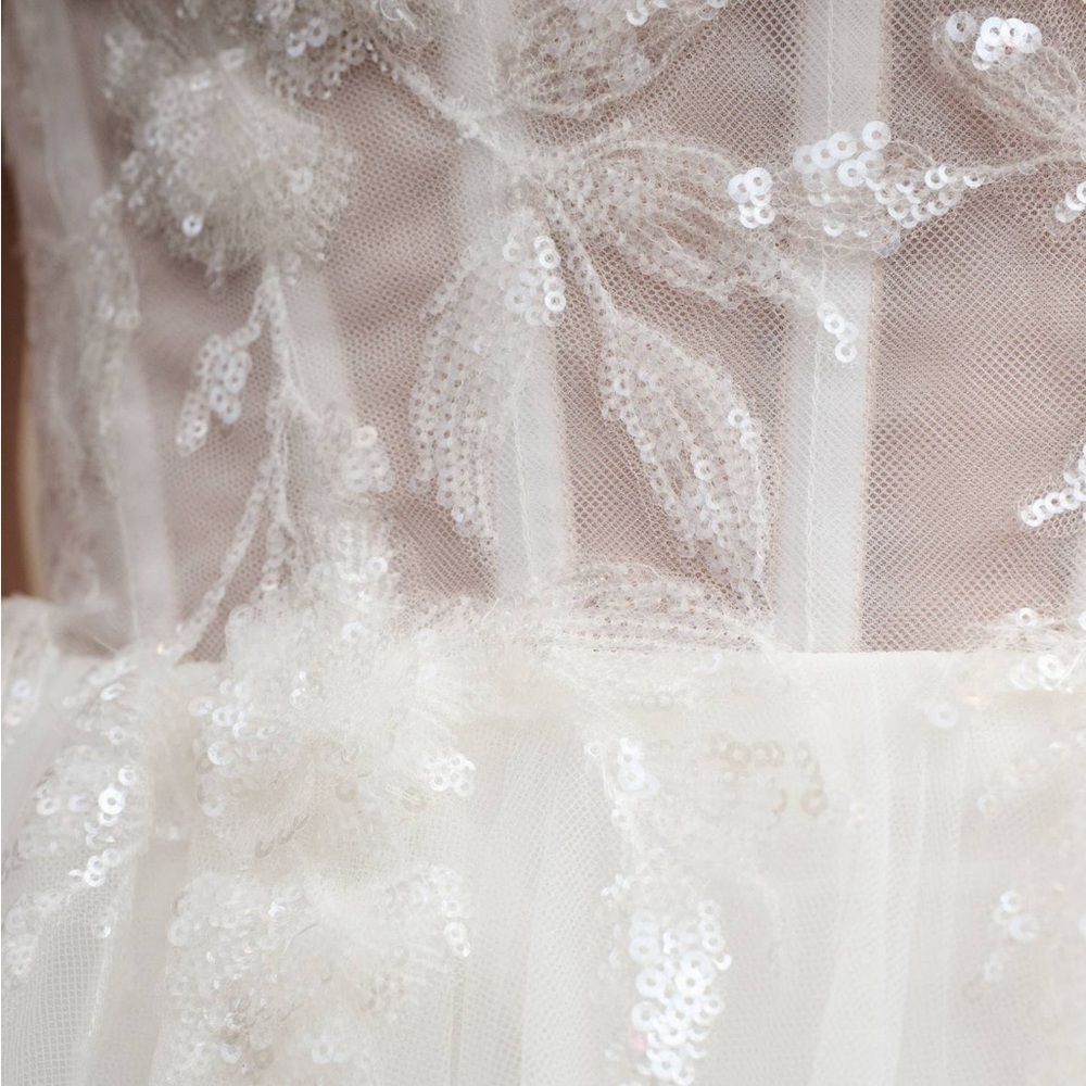 Wtoo Strapless Corset Tulle Wedding Dress - Picture 5 of 8